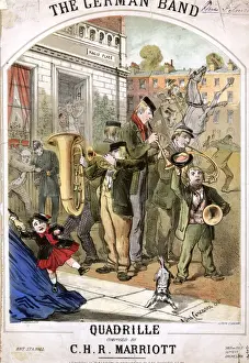 Original Sheet Music Cover - Street Traders etc