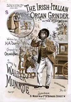 Original Sheet Music Cover - Street Traders etc