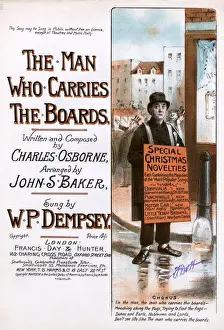 Original Sheet Music Cover - Street Traders etc