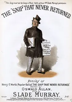 Original Sheet Music Cover - Street Traders etc