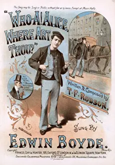 Original Sheet Music Cover - Street Traders etc