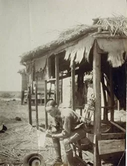 Images Dated 19th September 2007: Ormerod Maxwell Ayrton in deserted Arab village, WW1