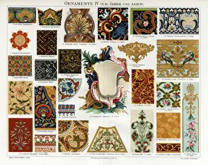 Ornamental Prints: Ornamental Designs from Europe & Asia - 17th / 18th century