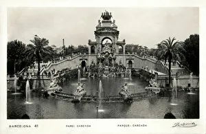Ornamental Collection: Ornamental fountain Parc de la Ciutadella, Barcelona, Spain