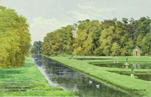 Studley Collection: Ornamental Lakes, Studley Park, North Yorkshire