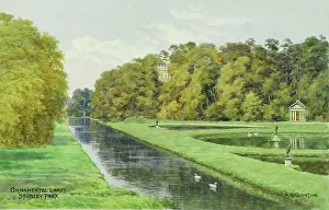 Ornamental Collection: Ornamental Lakes, Studley Park, North Yorkshire