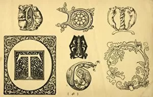 Images Dated 5th January 2017: Ornate alphabet patterns