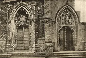 Halle Prints: Ornate doors, Church of St Martin, Hal (Halle), Belgium