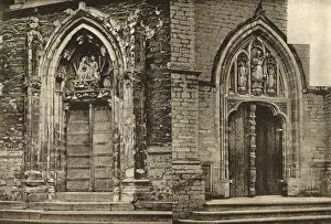 Doors Gallery: Ornate doors, Church of St Martin, Hal (Halle), Belgium