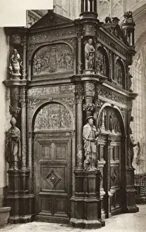 Leuven Prints: Ornate doorway, Church of St Pierre, Louvain, Belgium