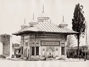 Ornate fountain, Constantinople, Istanbul, Turkey