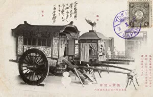 Shaft Collection: Ornate Japanese carriages