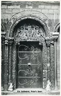 Doorway Collection: The Ornate Priors Door at Ely Cathedral, Ely, Cambridgeshire