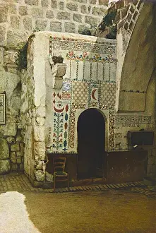 Ornately tiled Arab bath, Jerusalem