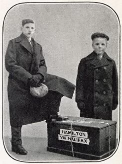 Emigration Collection: Orphan boy from the National Children's Homes and Orphanages been sent