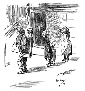 Shouting Prints: Orphan girl responds to threat from man in the street