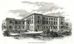 Images Dated 31st May 2019: Orphan working school, Haverstock Hill 1861