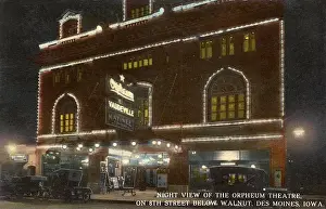 Vaudeville Prints: Orpheum Theatre - 8th Street below Walnut, Des Moines, Iowa
