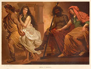 Persephone Prints: Orpheus leads his dead wife Eurydice from the Underworld