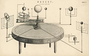 Astronomy Collection: Orrery, 19th Century