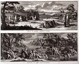 Peuples Prints: Orthodox Christian baptism in the Jordon