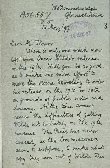 Oscar Wilde release letter