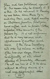 Imprisonment Prints: Oscar Wilde release letter