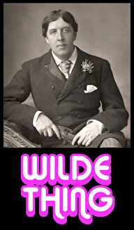 Playwright Collection: Oscar Wilde - Wilde Thing - T-shirt / poster print design