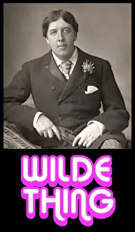 Oscar Prints: Oscar Wilde - Wilde Thing - T-shirt / poster print design