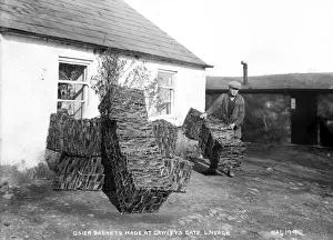 Neagh Prints: Osier Baskets Made at Gawleys Gate, Loch Neagh
