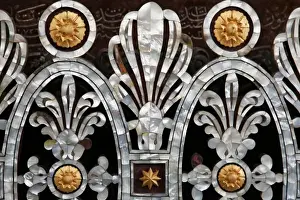 Turkiye Prints: A detail from the Osman Gazi Tomb in Bursa, Turkey