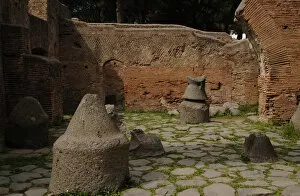 Images Dated 5th April 2009: Ostia Antica. House of the Millstones
