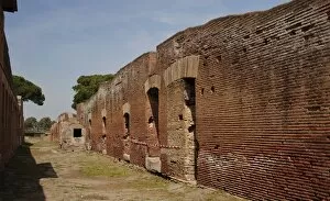 Images Dated 5th April 2009: Ostia Antica. Road of the Fountain
