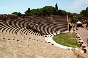 Archaeological Collection: Ostia Antica. Theater. Italy