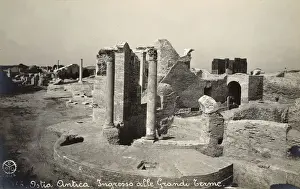 Ostia, Italy, Frigidarium of Terme del Foro (Forum Baths)