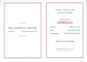 Irving Gallery: Othello by William Shakespeare