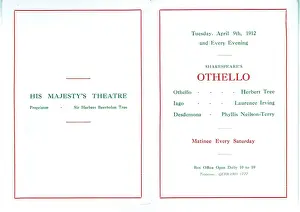 Irving Prints: Othello by William Shakespeare