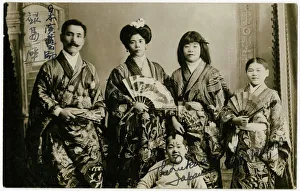 Images Dated 11th November 2016: Otora San - Lukushima Troupe - Japanese Entertainers