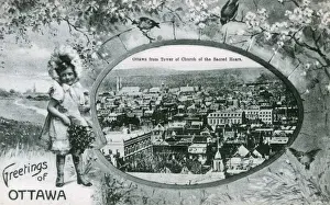 Ottawa, Canada, View from Church of the Sacred Heart Tower