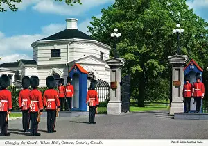 Ottawa, Ontario, Canada - Changing the Guard at Rideau Hall