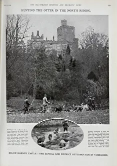 Otter Prints: Otter Hunt at Hornby Castle
