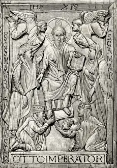 Appears Prints: OTTO I the Great (912-973). Holy Roman Emperor
