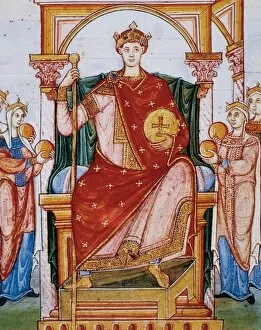 Nicknamed Gallery: Otto II (c. 955-983). King of Germania (961) and emperor (97