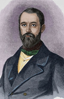 Images Dated 27th December 2012: Otto von Bismarck (1815-1898). Colored engraving