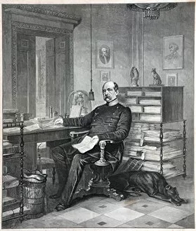 Otto von Bismarck in his study