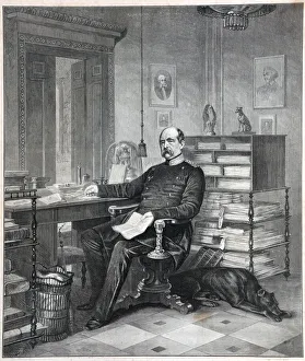 Images Dated 5th September 2018: Otto von Bismarck in his study