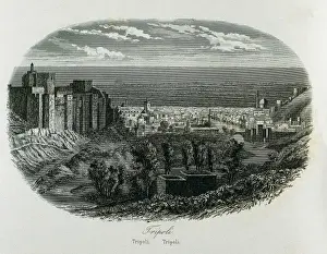 Tripoli Prints: Ottoman Empire (1863). Tripoli. Picture from
