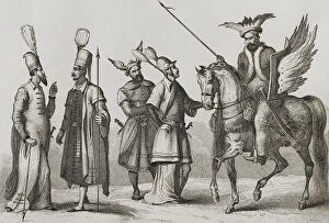 Selim Collection: Ottoman Empire. Turkey. Turkish troops from 1540-1580