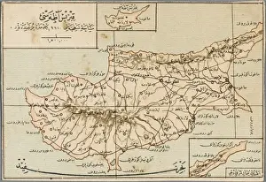Script Prints: Ottoman map of Cyprus