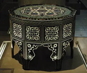 Istanbul Prints: Ottoman marquetry and tile-top table. Turkey. 1560. Victoria